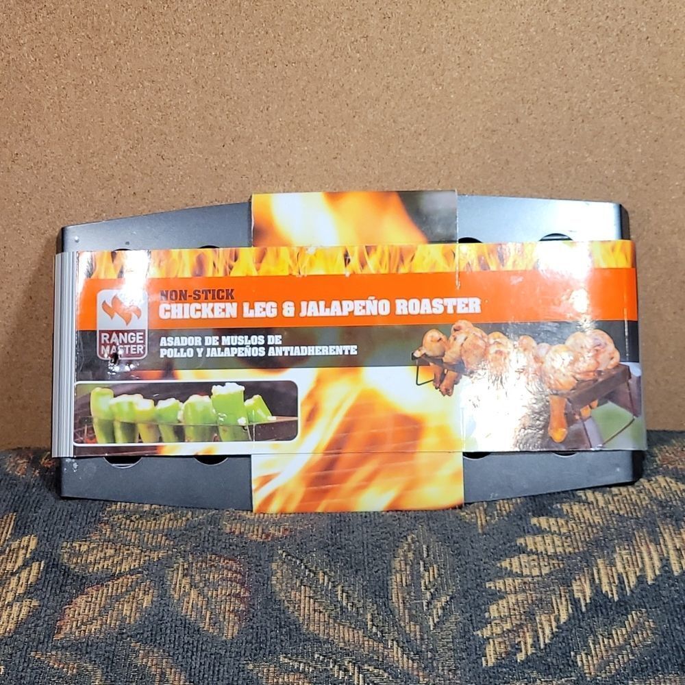 Range Master Non-Stick Chicken Leg & Jalapeno Roaster- NIP